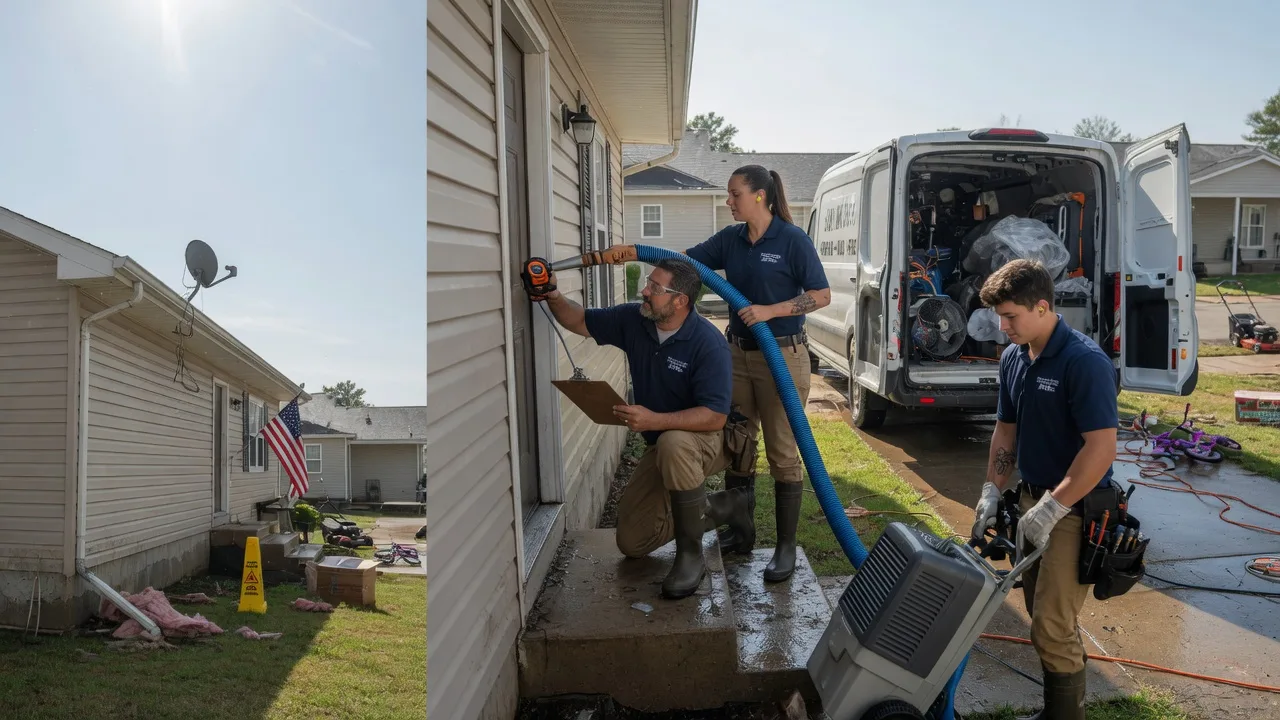 Ceiling Water Damage Restoration in Morrison, IA near me